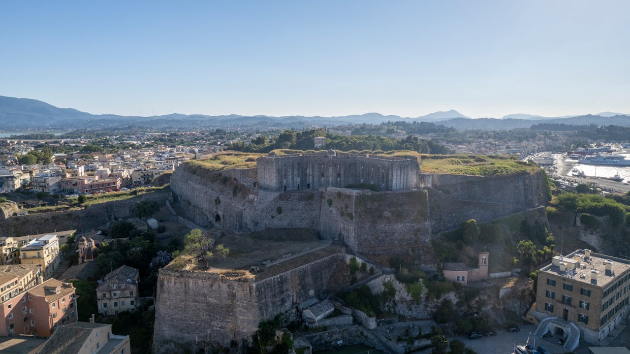 The New Fortress of Corfu, A Venetian Military Marvel Above the Town