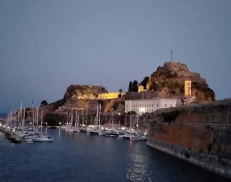 Late Night Corfu Town, The Old Town in the Small Hours of August